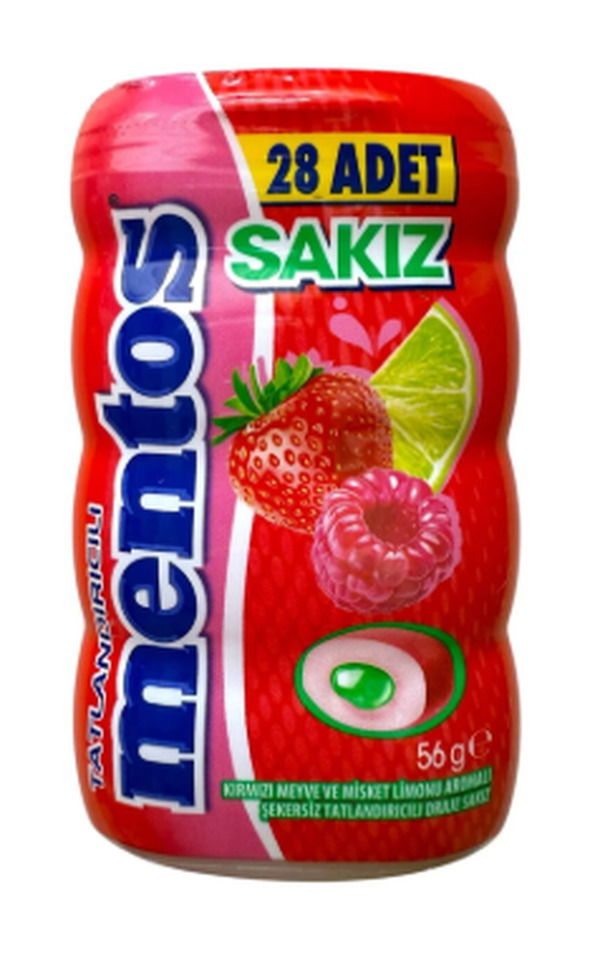 MENTOS SAKIZ 30GR&15*Lİ- KIR. MEY&MİS. LİMON